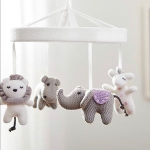 Pottery barn kids Crid Musical Mobile Set New